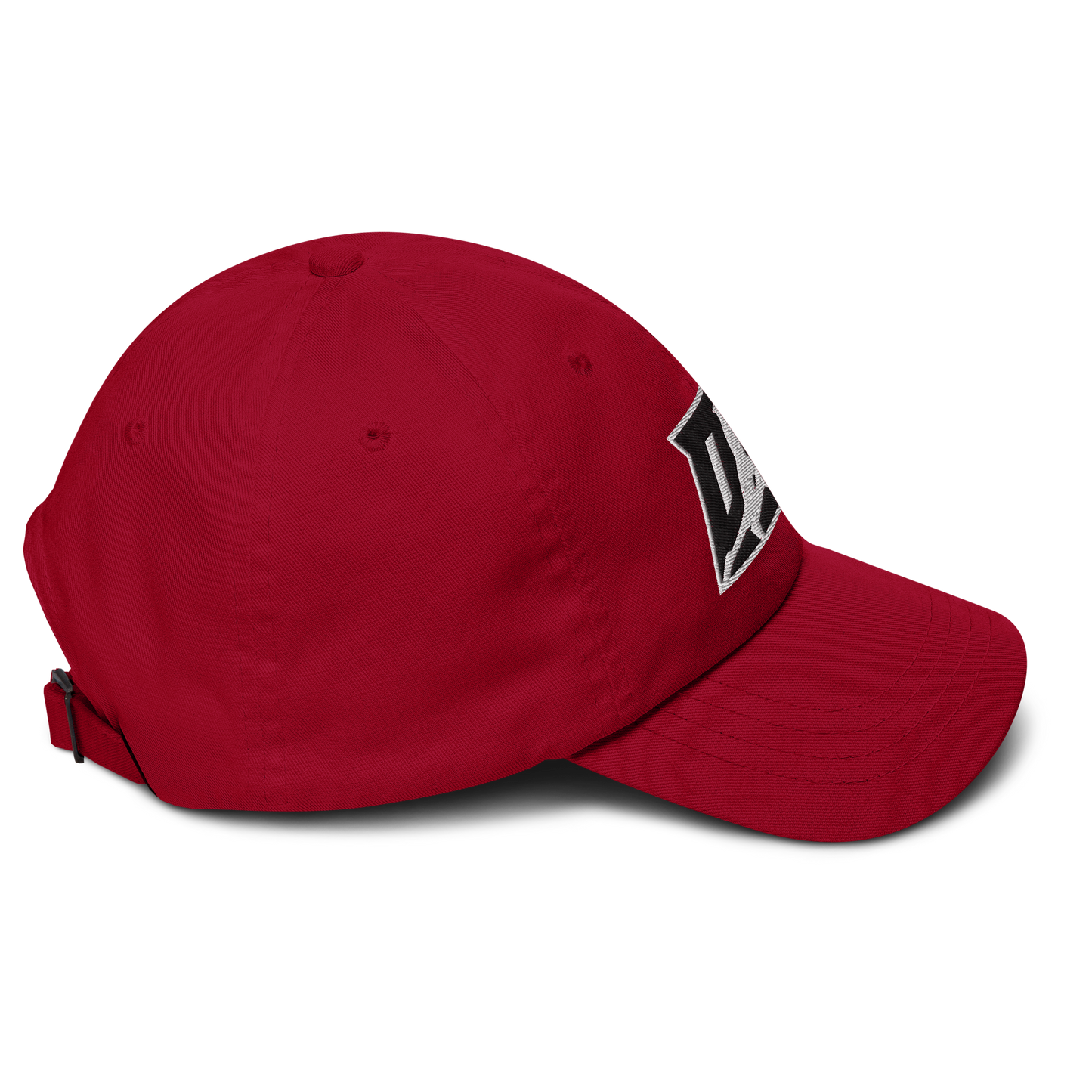 Cap Black with White Outline DL Logo