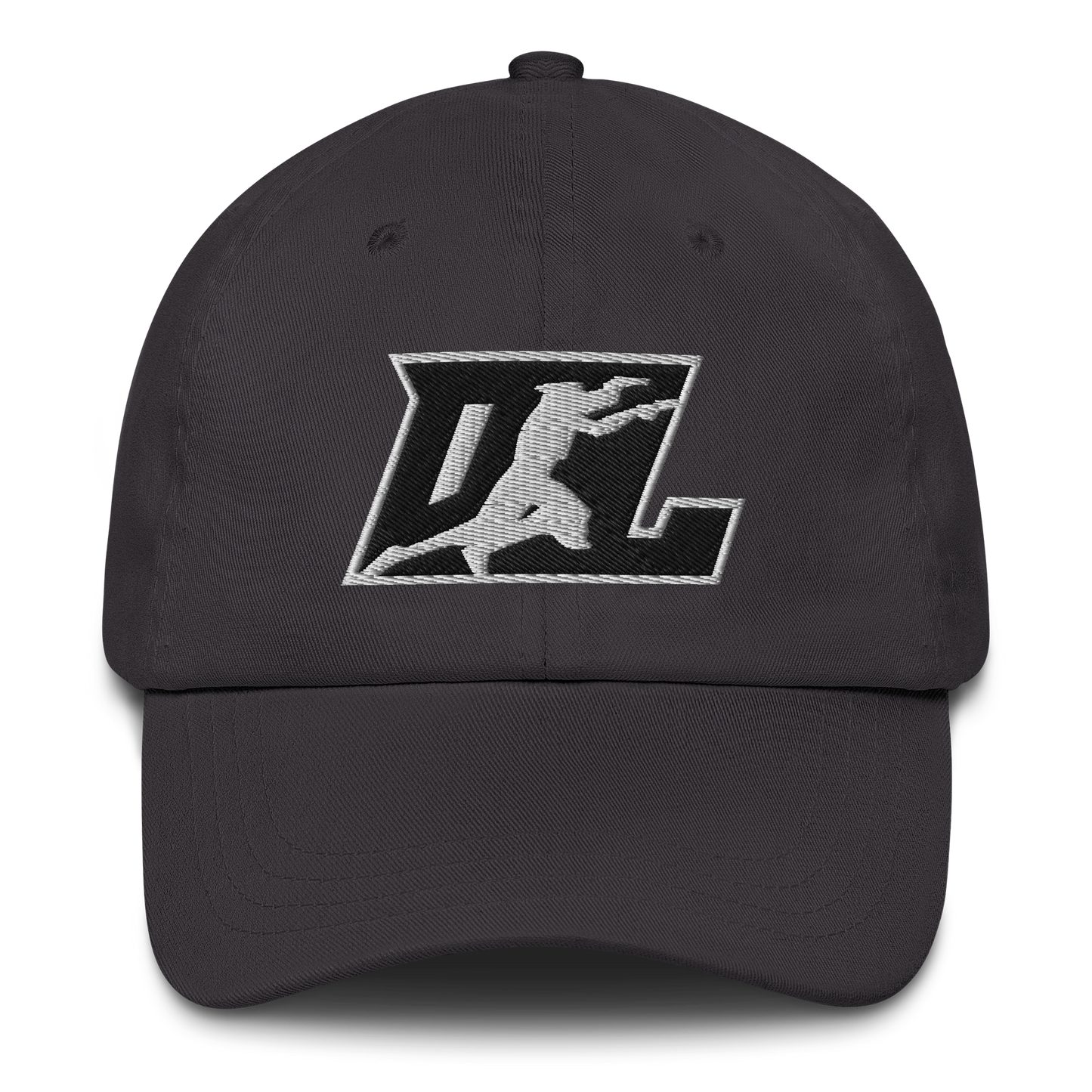 Cap Black with White Outline DL Logo