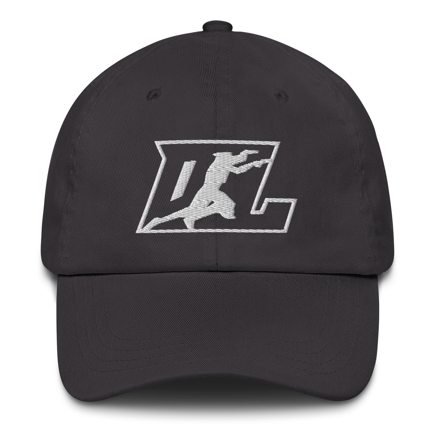 Cap White Outline DL Logo (Front+Back)