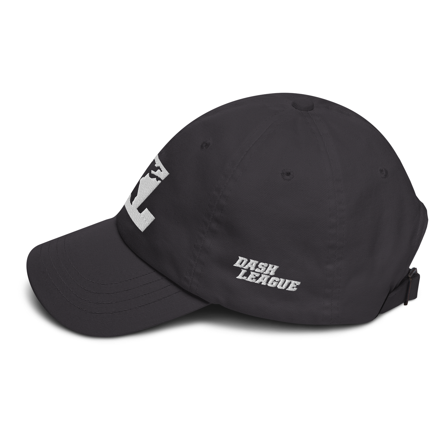 Cap White DL Logo (Front+Back+Sides)