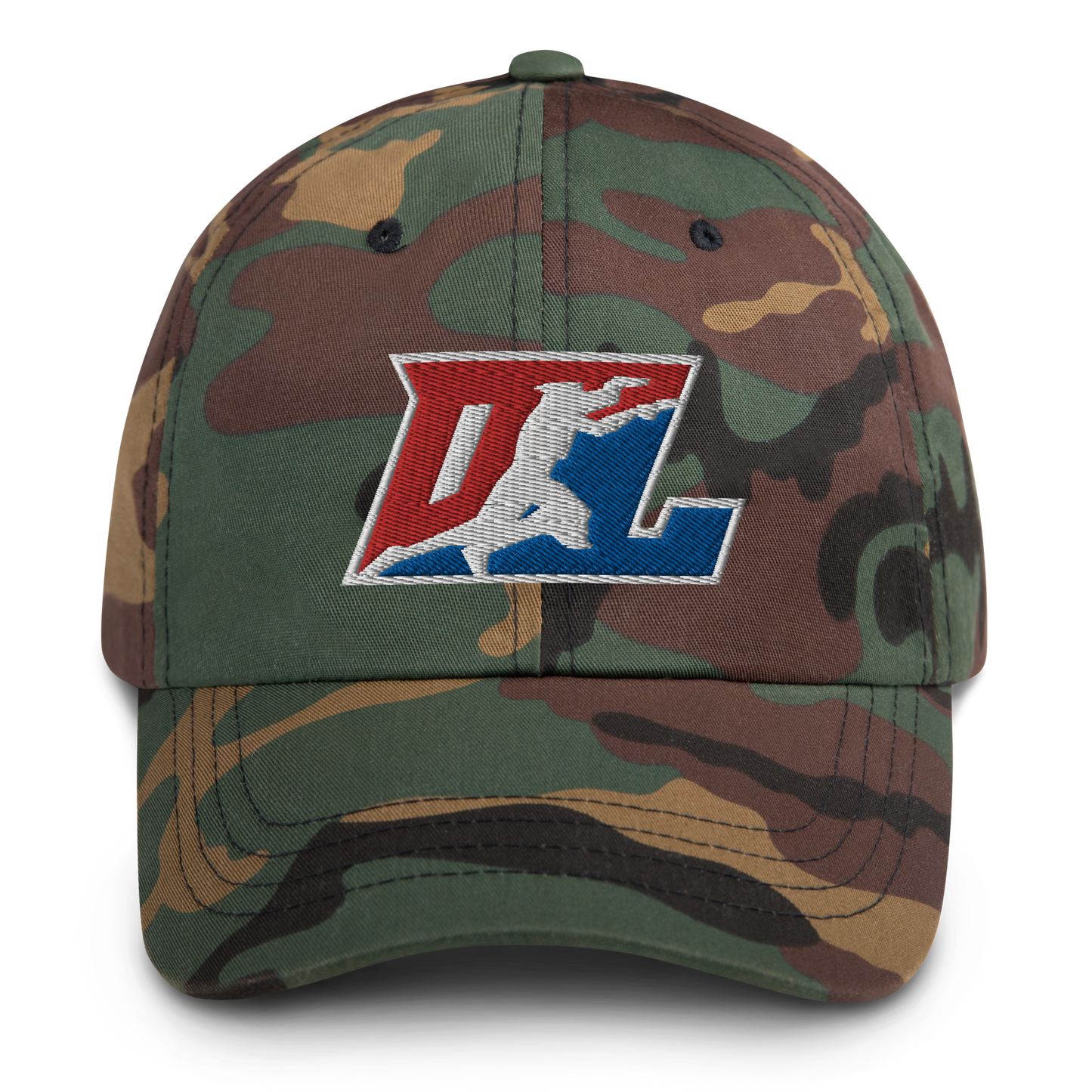 Cap Color with White Outline DL Logo