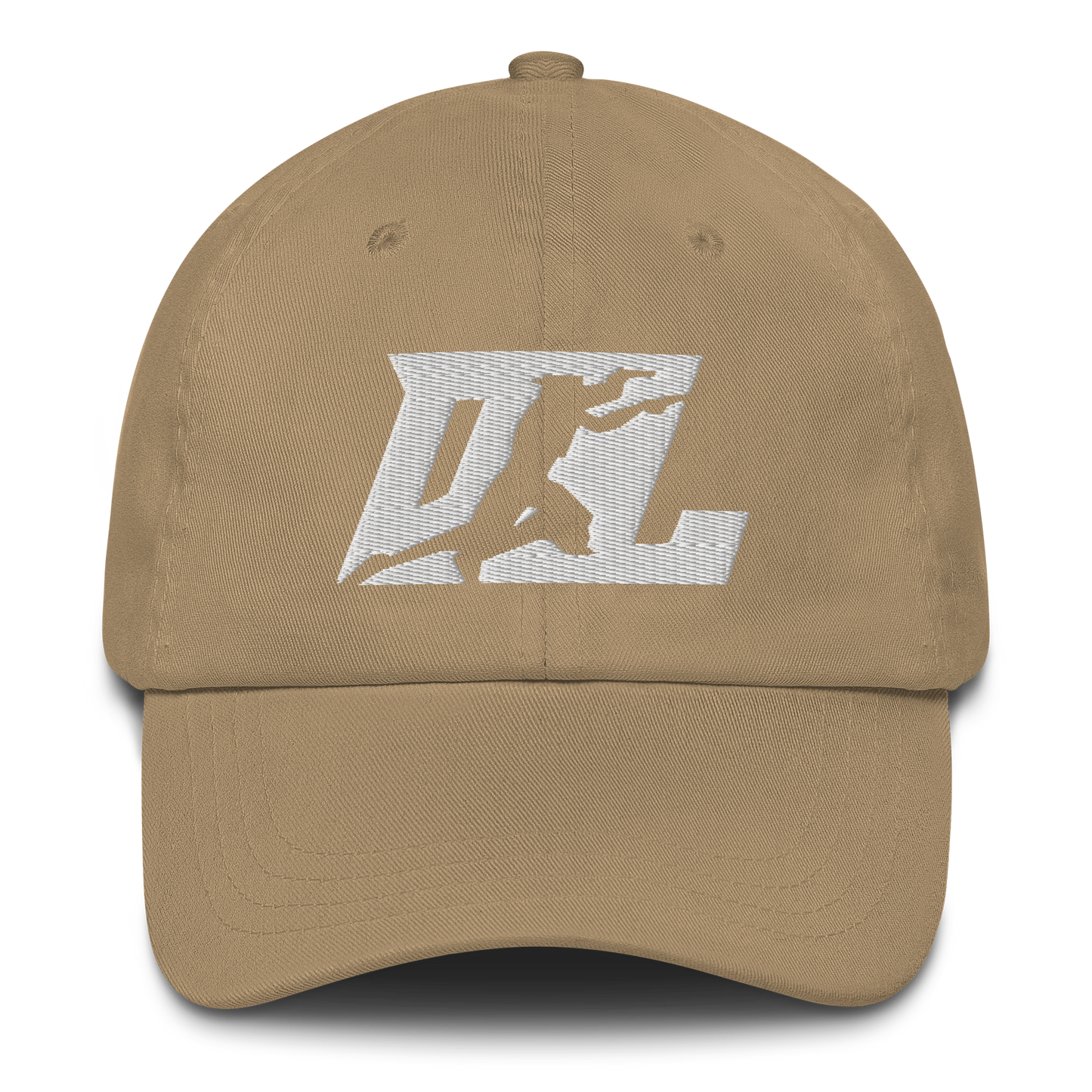 Cap White DL Logo