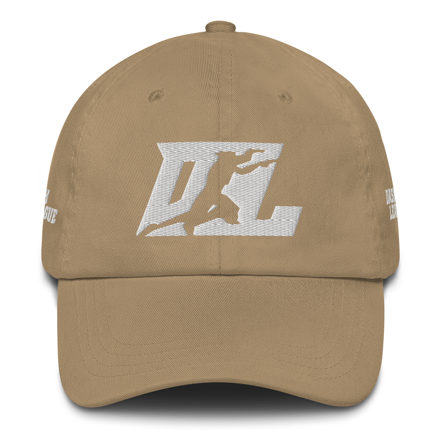 Cap White DL Logo (Front+Back+Sides)