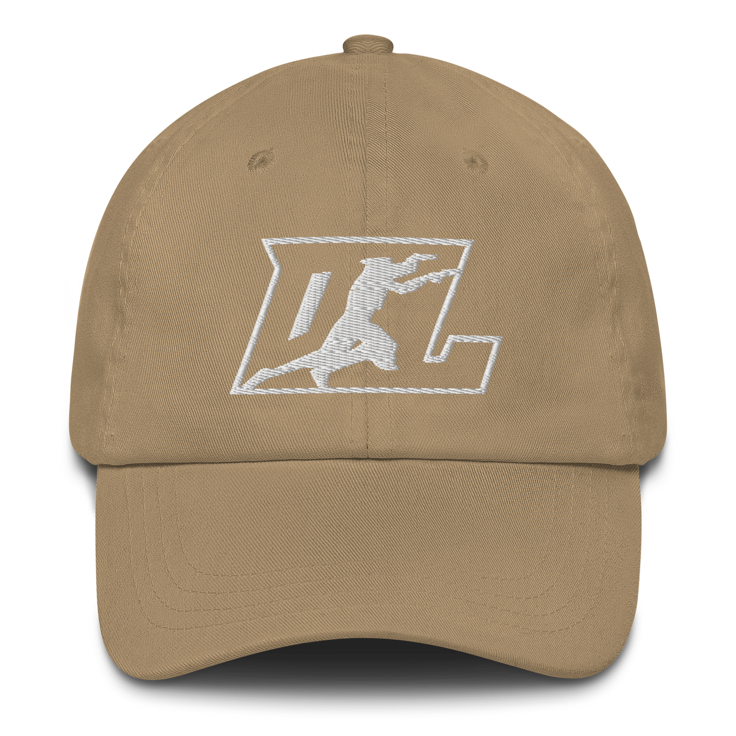 Cap White Outline DL Logo (Front+Back)