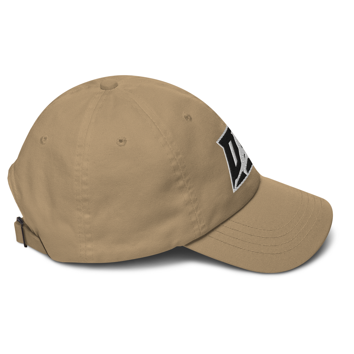 Cap Black with White Outline DL Logo