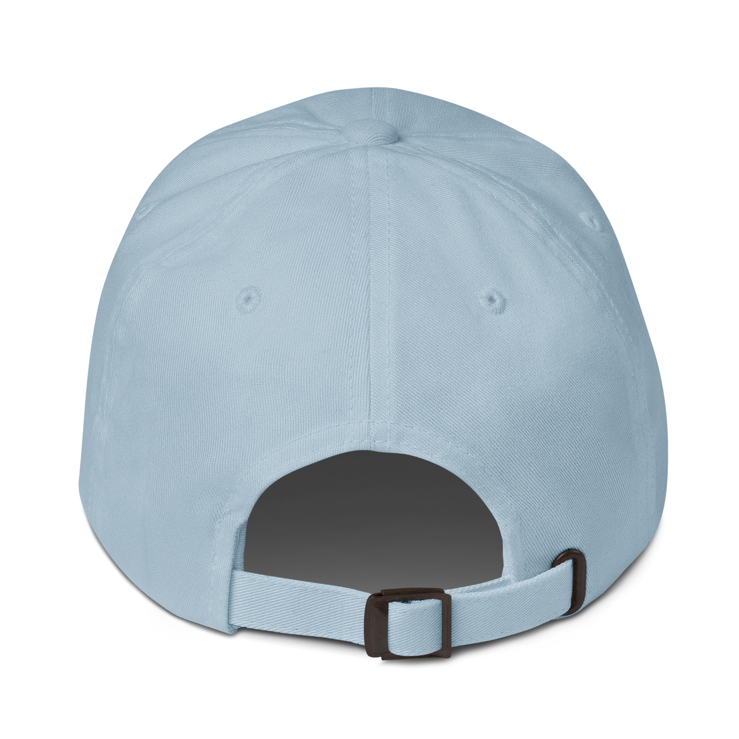 Cap White with Black Outline DL Logo