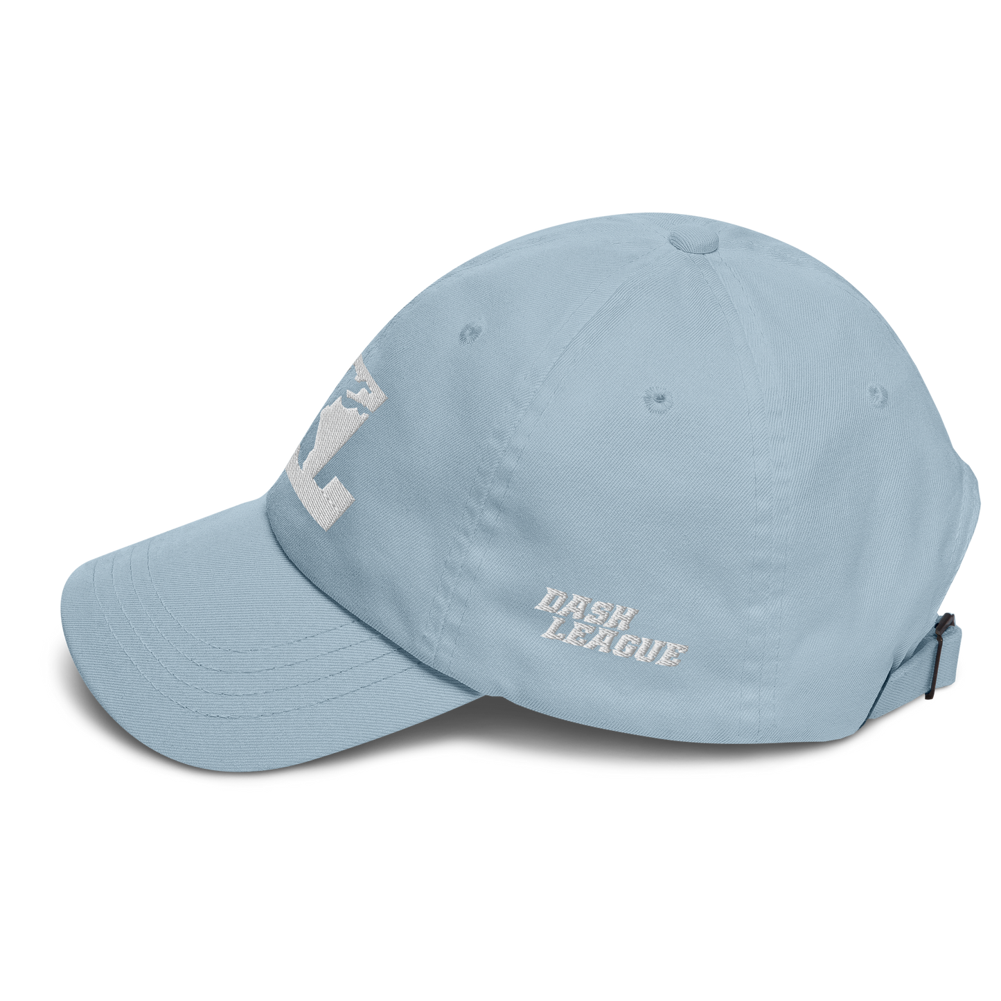 Cap White DL Logo (Front+Back+Sides)