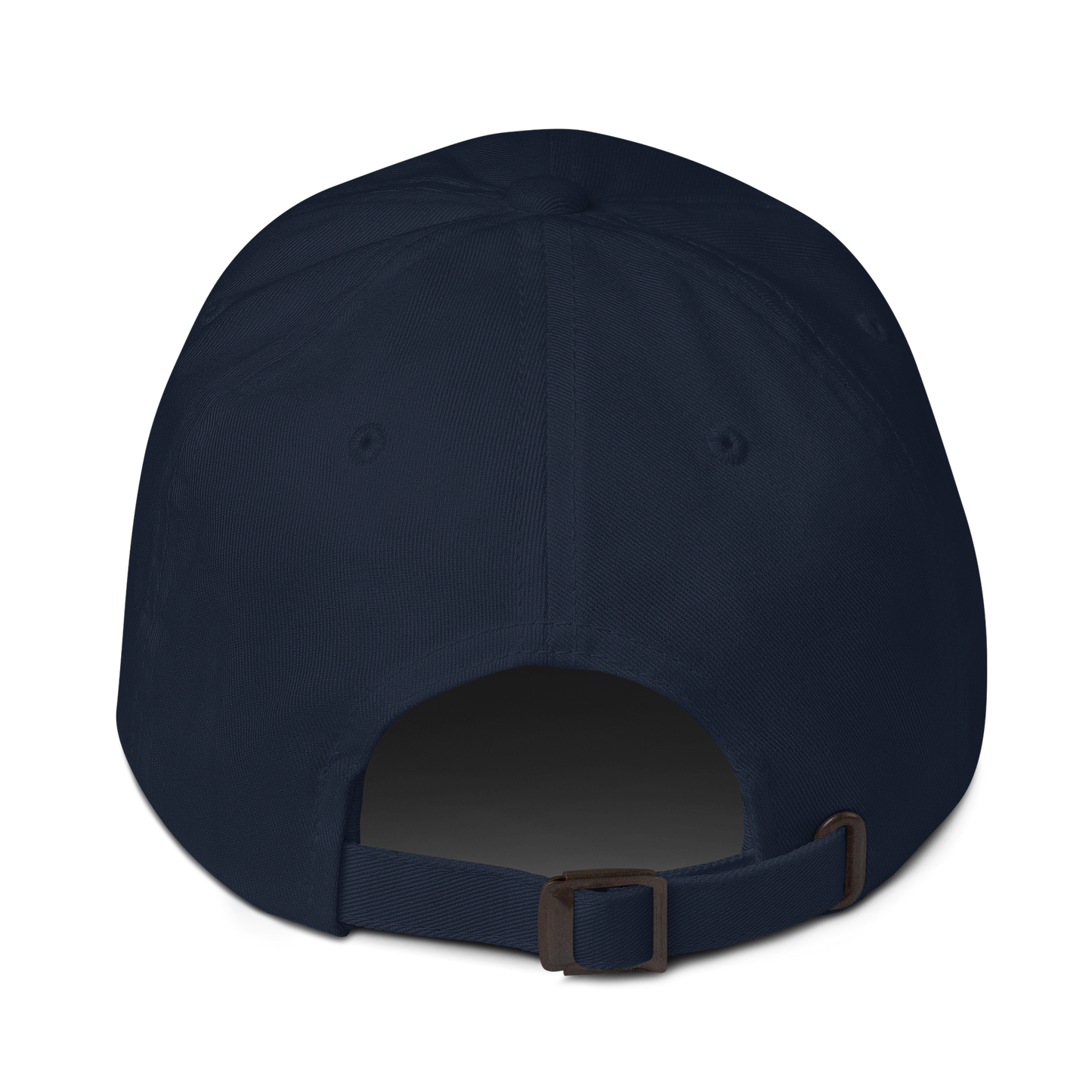 Cap White with Black Outline DL Logo