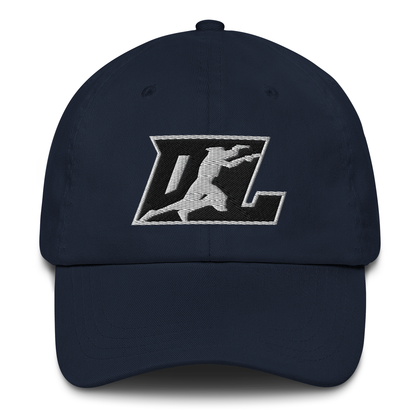 Cap Black with White Outline DL Logo