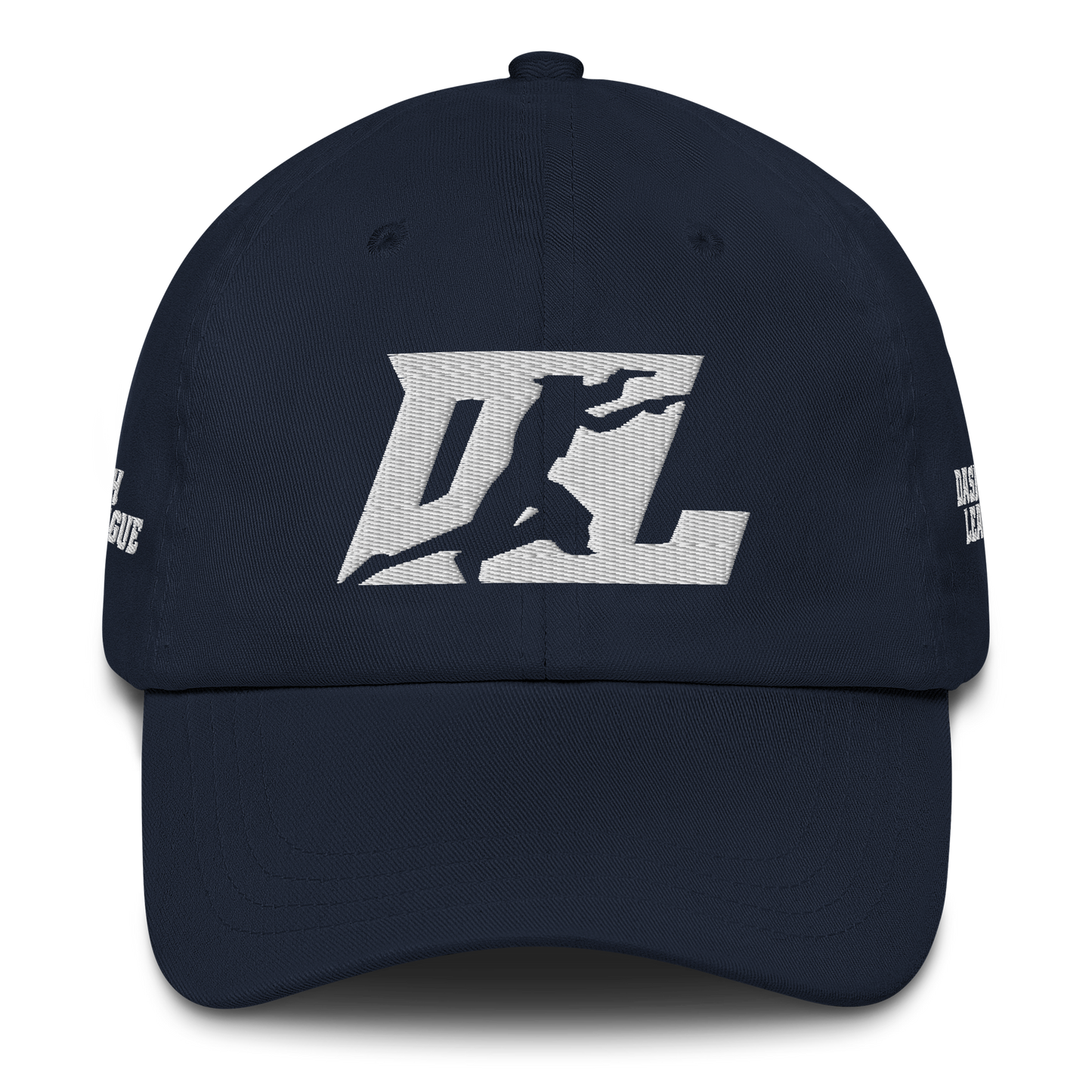 Cap White DL Logo (Front+Back+Sides)