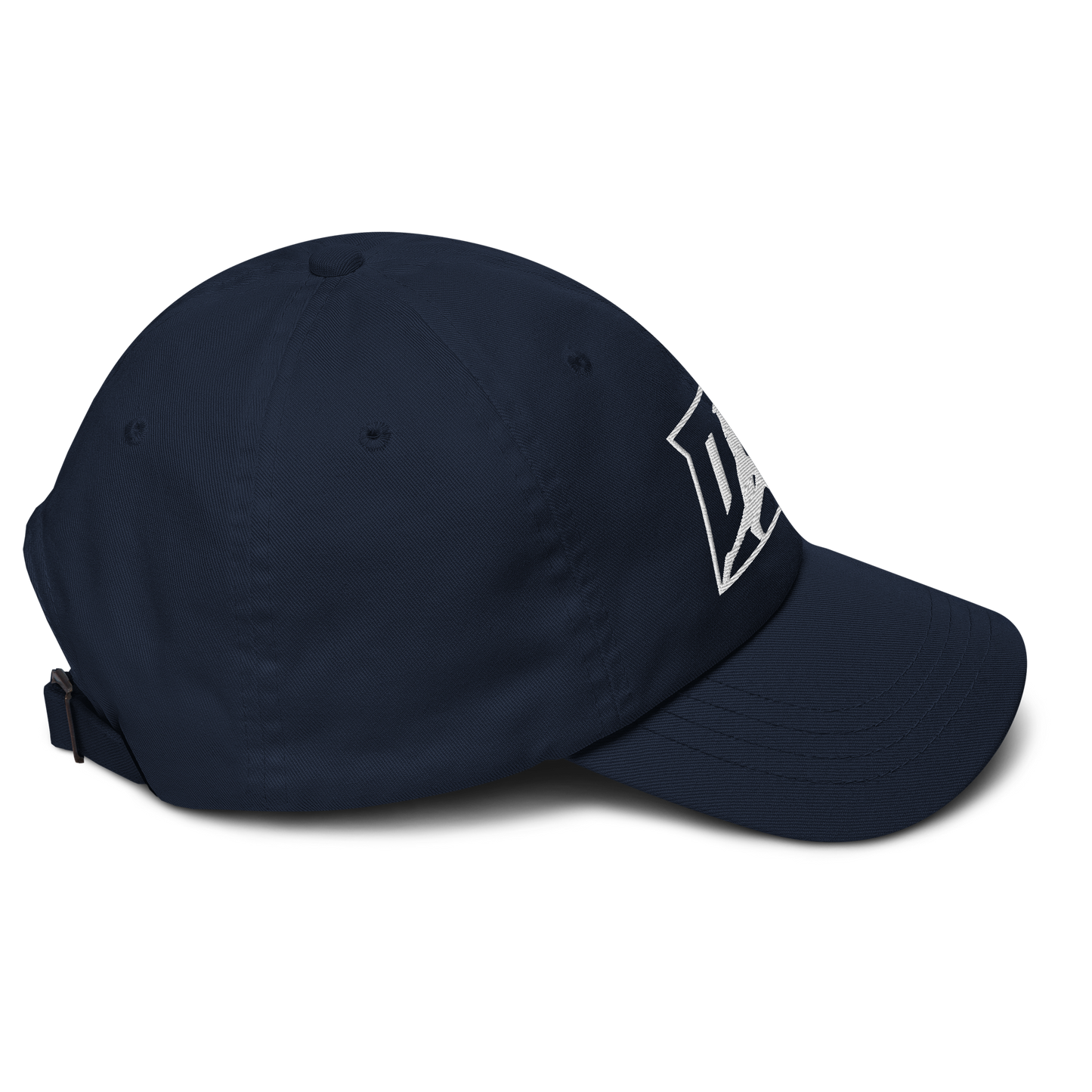 Cap White Outline DL Logo (Front+Back)