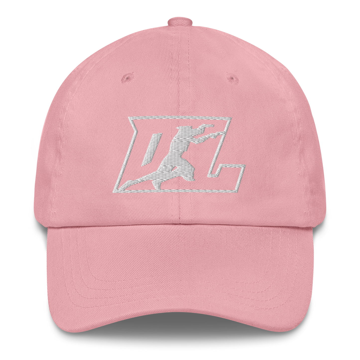 Cap White Outline DL Logo (Front+Back)