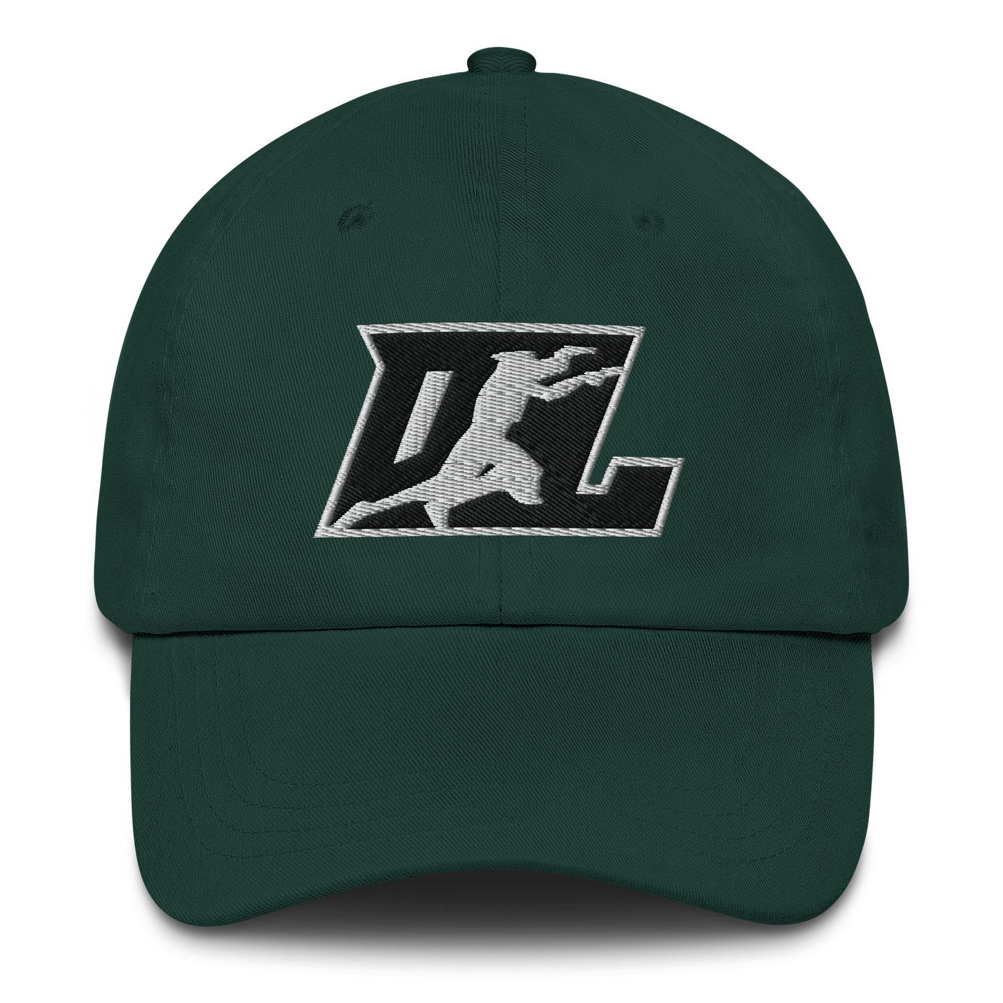 Cap Black with White Outline DL Logo