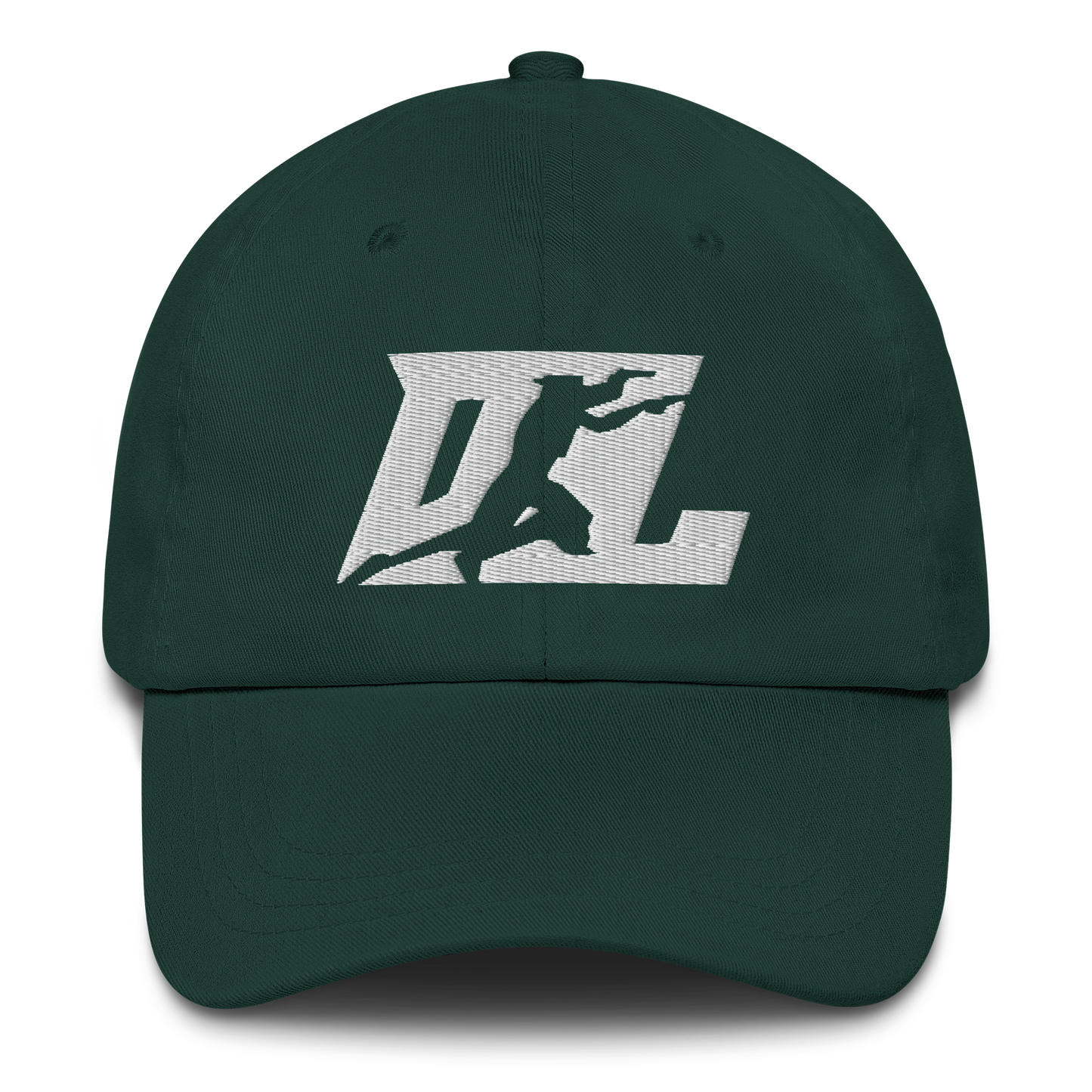 Cap White DL Logo