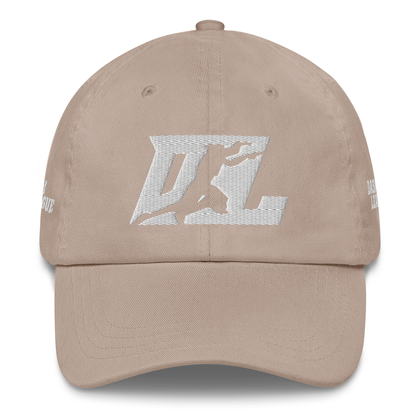 Cap White DL Logo (Front+Back+Sides)