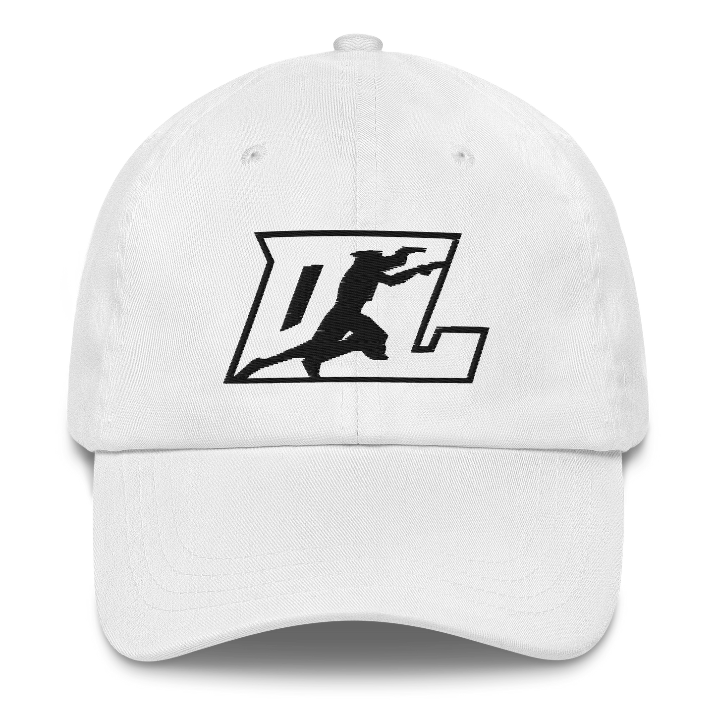 Cap Black Outline DL Logo