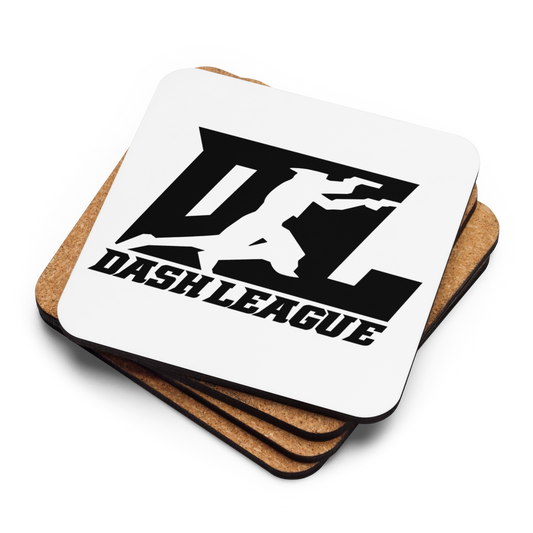 Cork-Back Coaster Black DL Logo