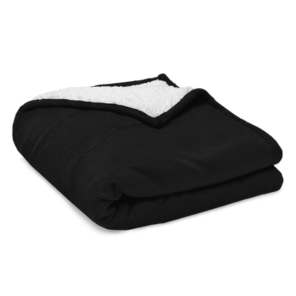 Sherpa Blanket Black DL Logo