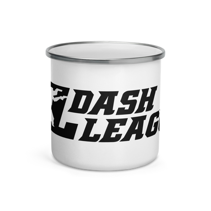 Enamel Mug Black Wide DL Logo