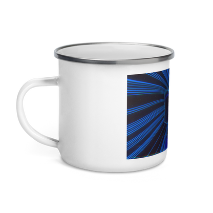 Taza de esmalte con el logo de Dual Sniper (de Grim)