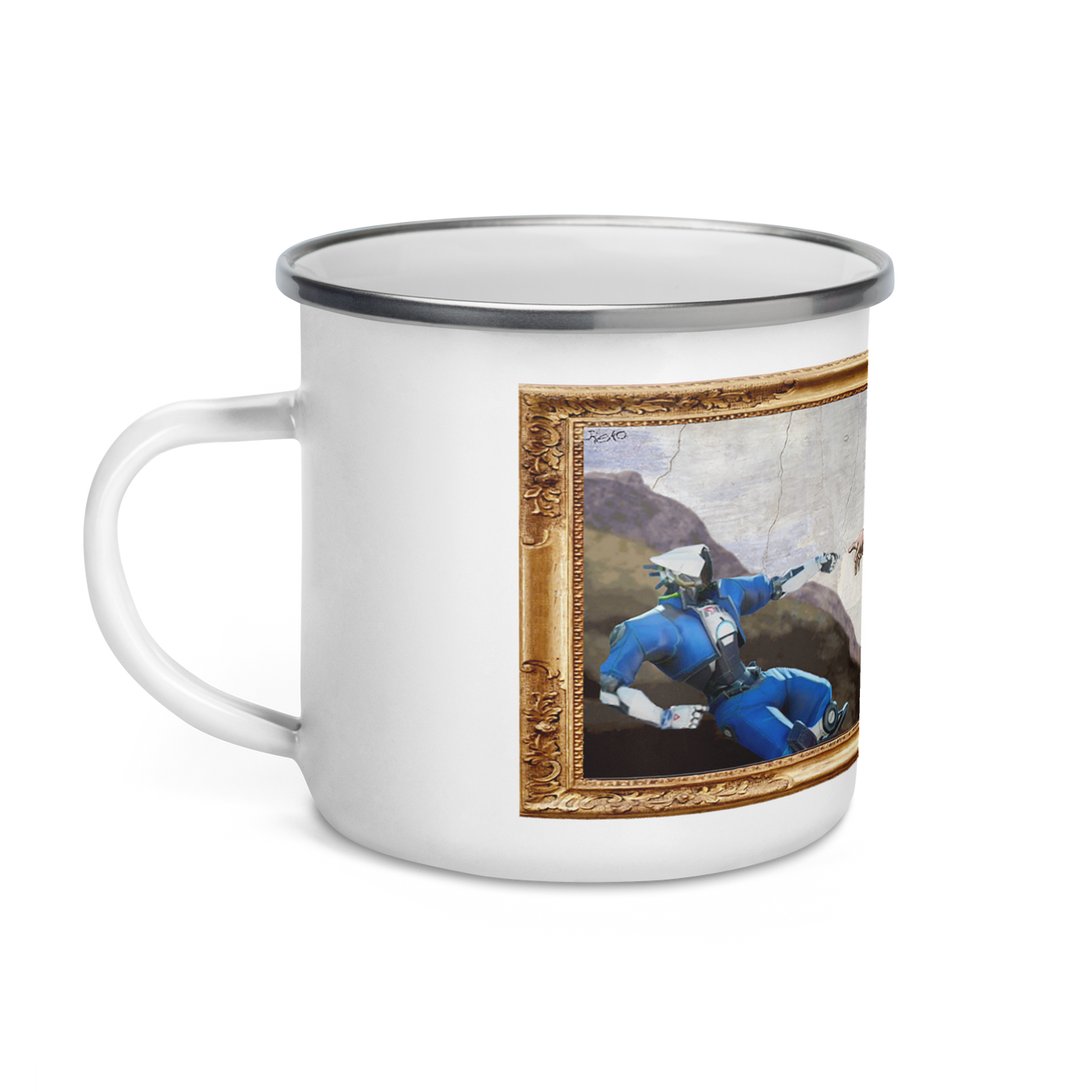 Enamel Mug The Creation of Bot Adam by (Reko)