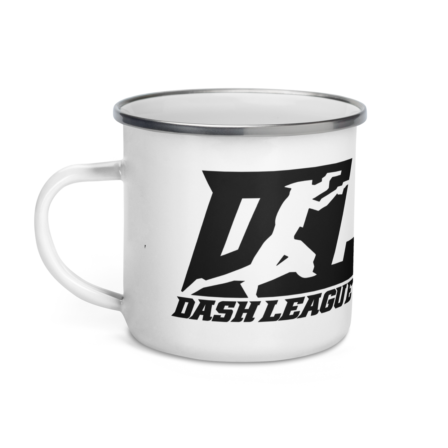 Enamel Mug Black DL Logo Wrap