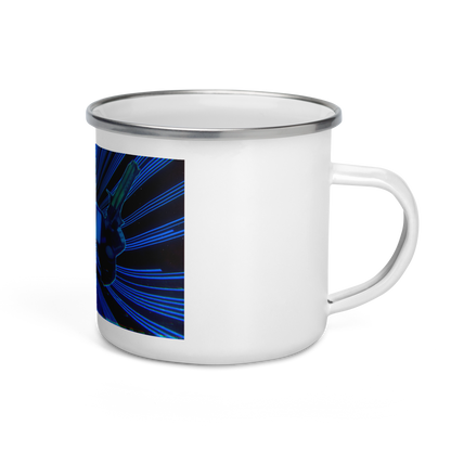 Taza de esmalte con el logo de Dual Sniper (de Grim)