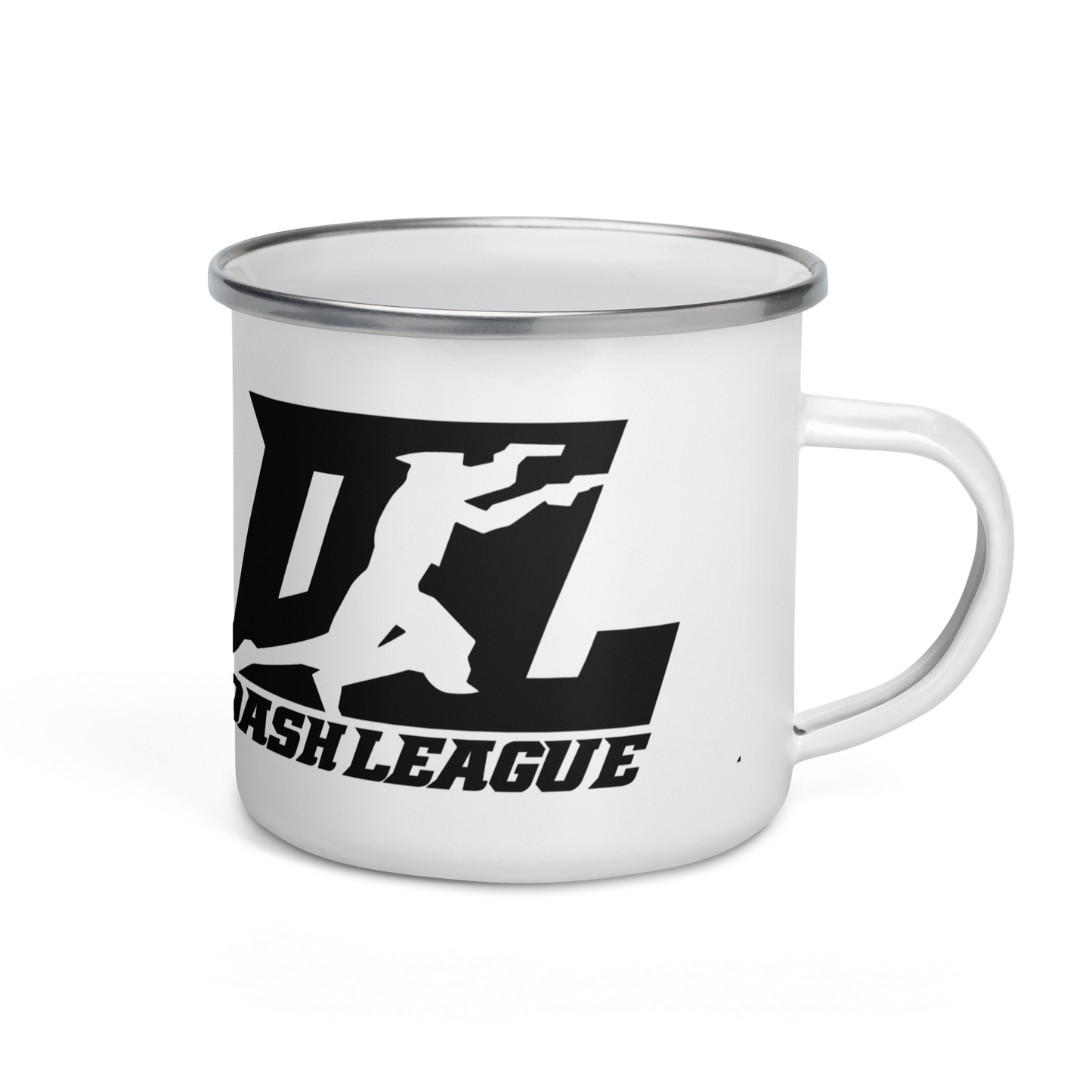 Enamel Mug Black DL Logo Wrap