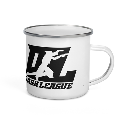 Enamel Mug Black DL Logo Wrap