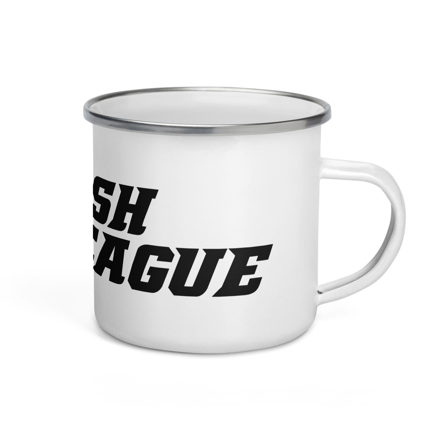 Enamel Mug Black Wide DL Logo