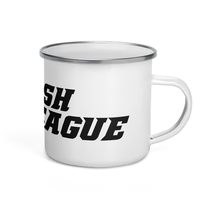 Enamel Mug Black Wide DL Logo