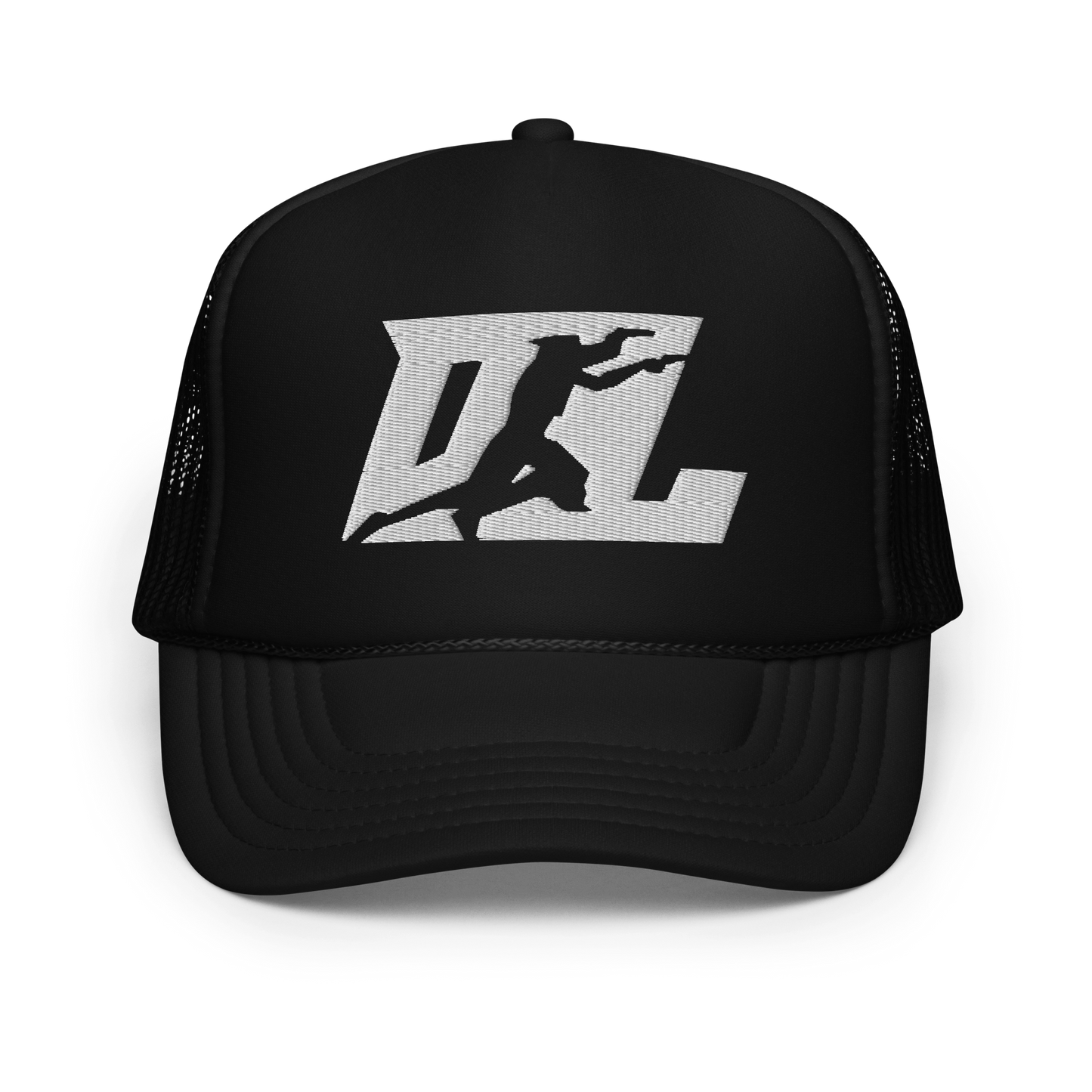 Trucker Cap White DL Logo