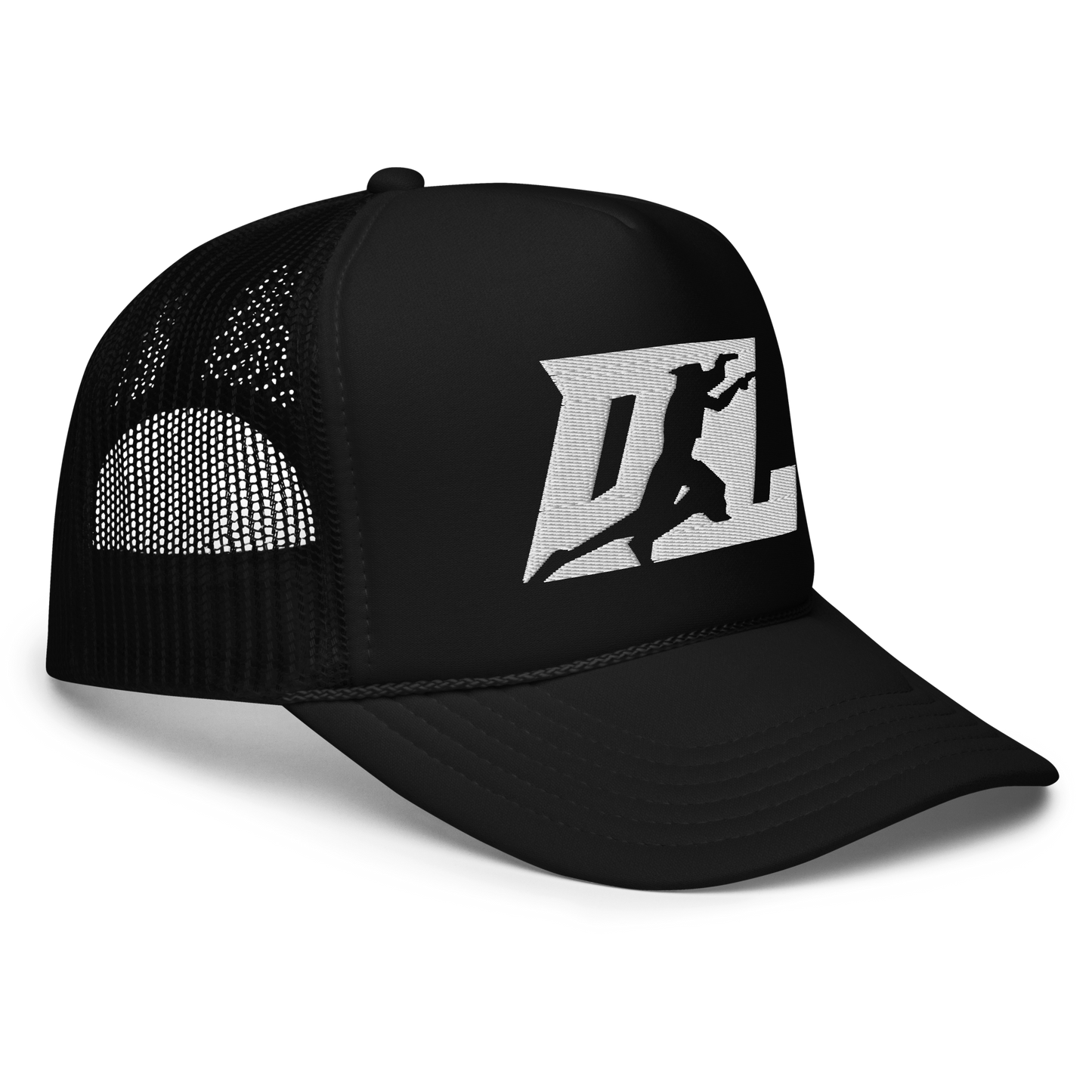 Trucker Cap White DL Logo