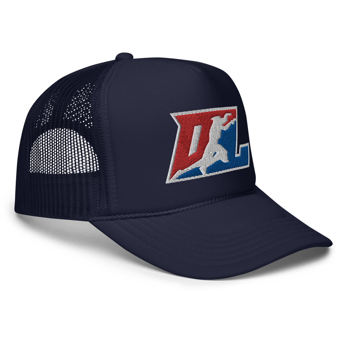 Trucker Cap Color with White Outline DL Logo