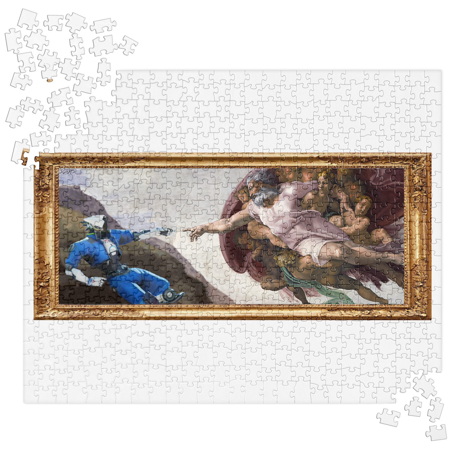 Puzzle (520 pieces) The Creation of Bot Adam (by Reko)