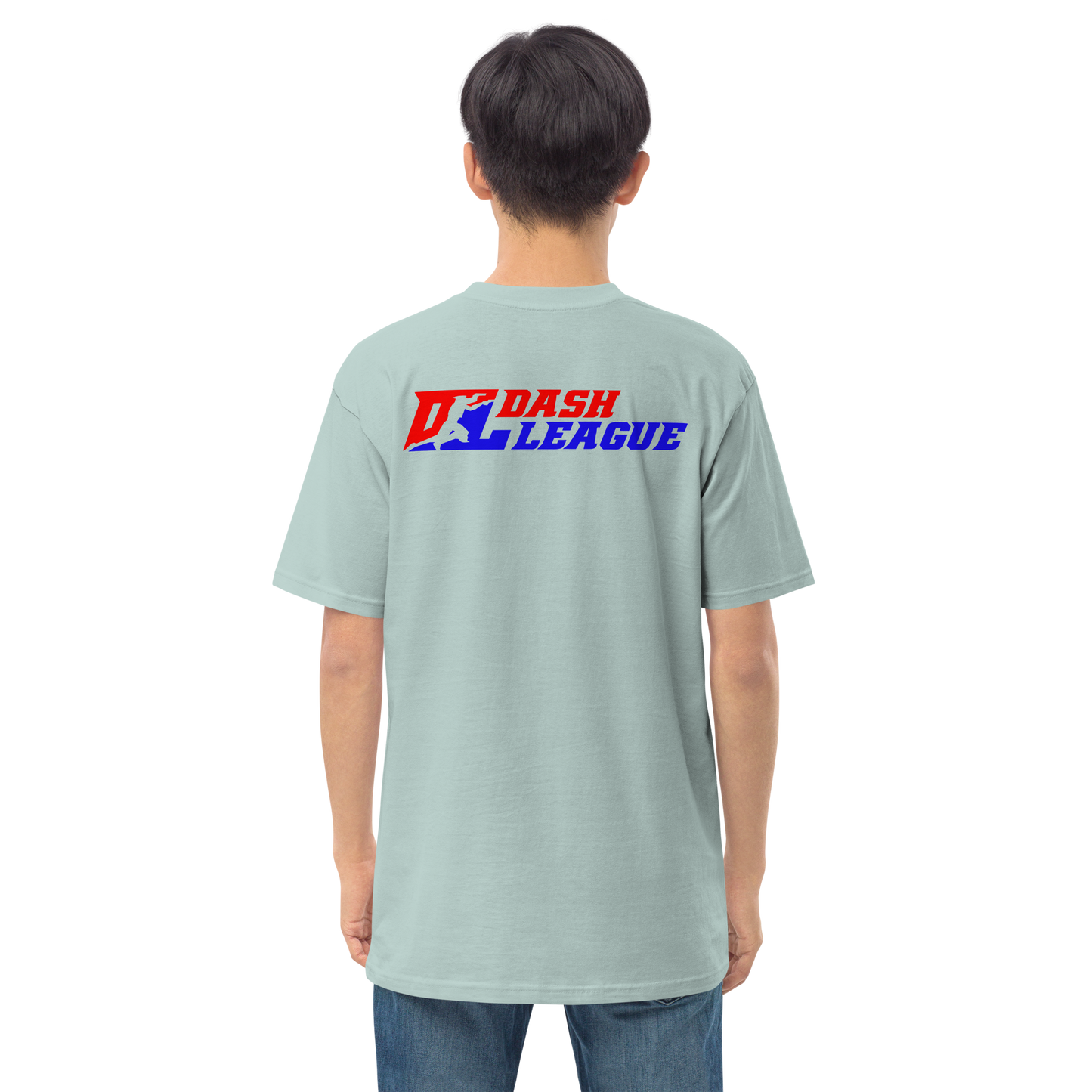 Shirt (Men) Color with White Outline DL Logo (Front+Back)