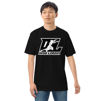 Shirt (Men) Black with White Outline DL Logo