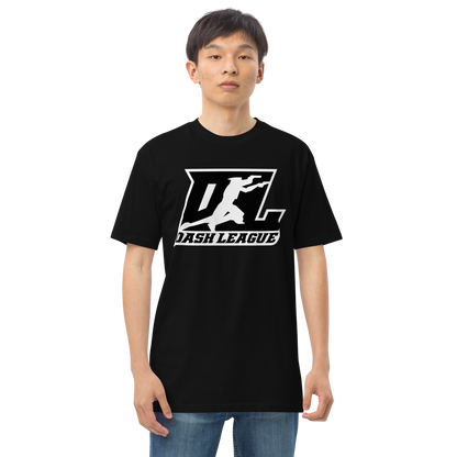 Shirt (Men) Black with White Outline DL Logo