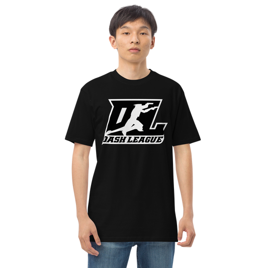 Shirt (Men) Black with White Outline DL Logo