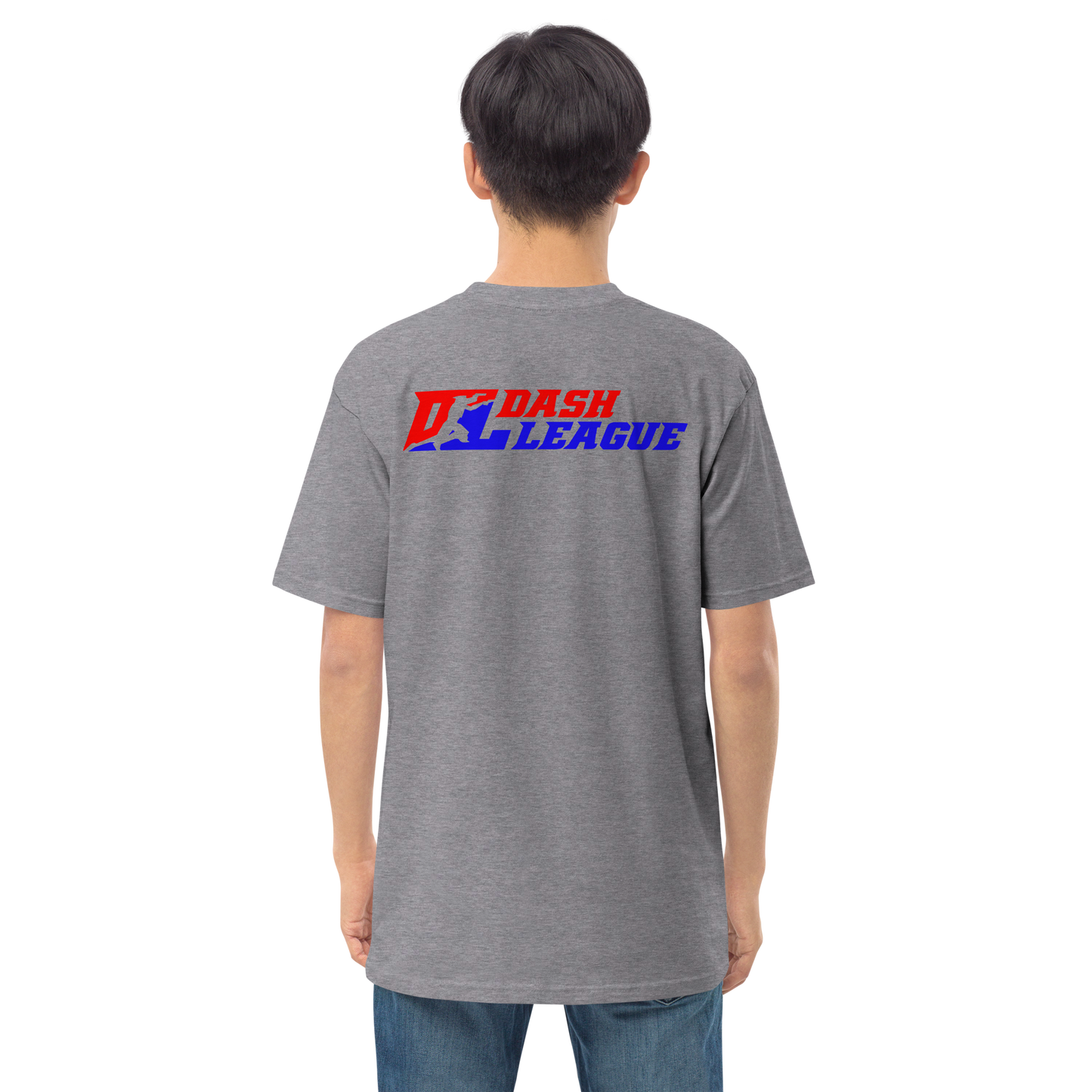 Shirt (Men) Color with White Outline DL Logo (Front+Back)