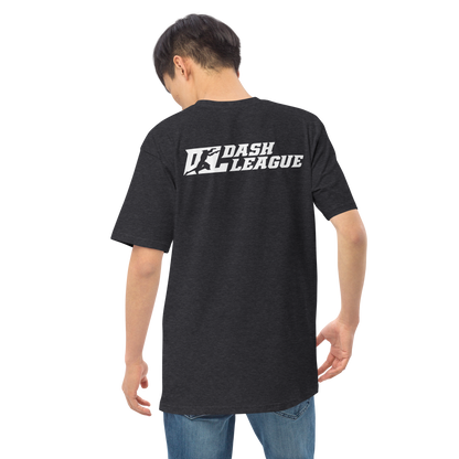 T-shirt blanc pour homme avec logo DL (avant + arrière)