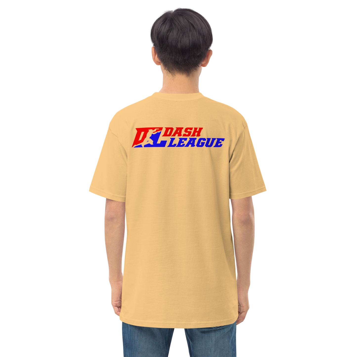 Shirt (Men) Color with White Outline DL Logo (Front+Back)