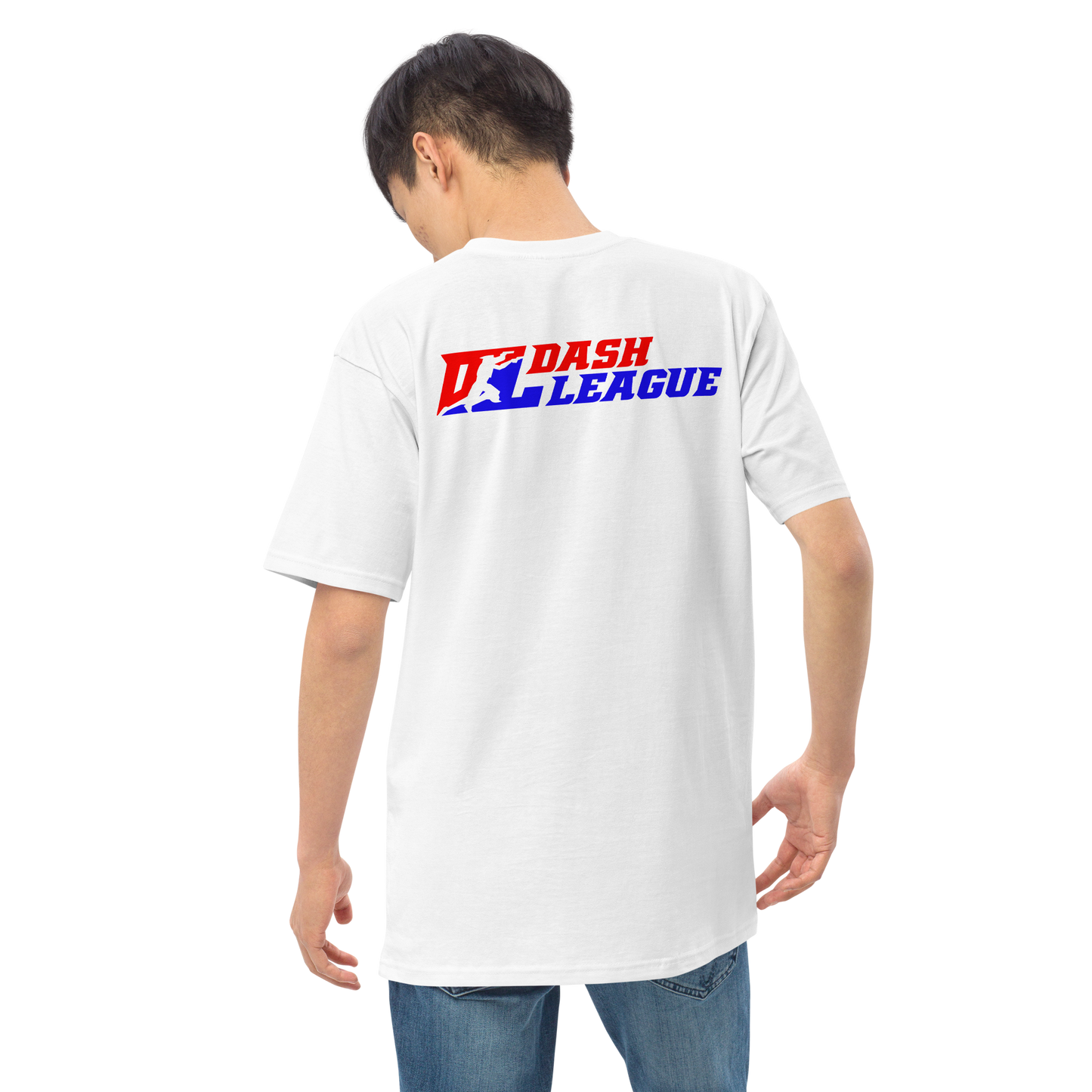 Shirt (Men) Color with White Outline DL Logo (Front+Back)