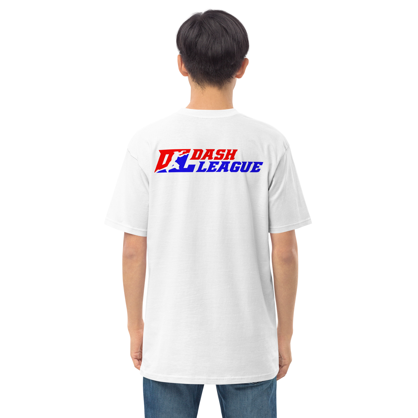 Shirt (Men) Color with White Outline DL Logo (Front+Back)