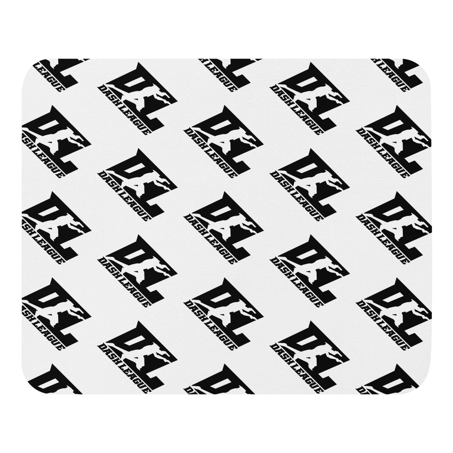 Mouse Pad Black DL Logo Pattern