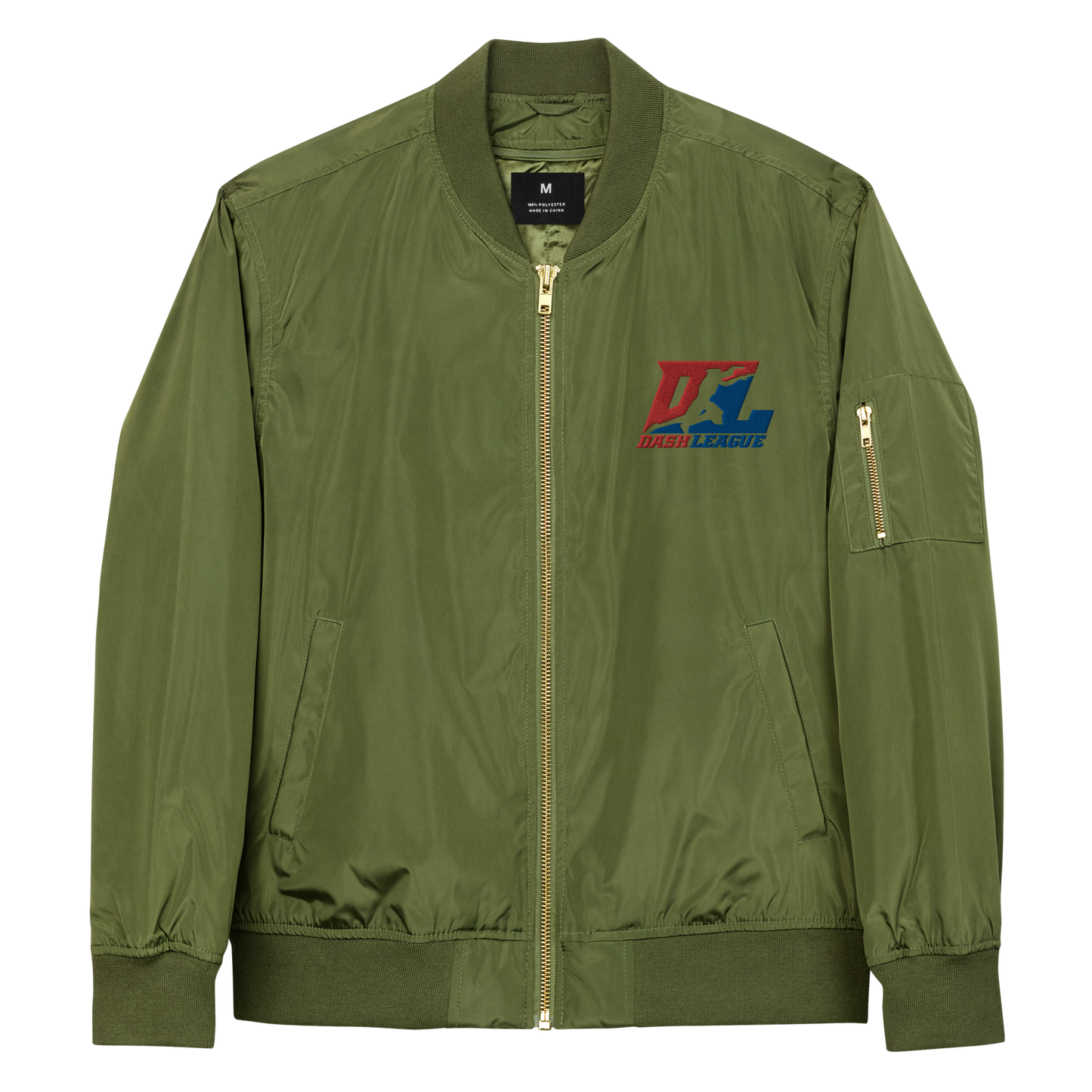 Blouson Bomber brodé avec logo DL en couleur