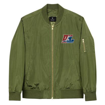 Bomber Jacket Embroidered Color with White Outline DL Logo