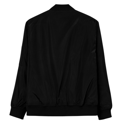 Bomber Jacket Embroidered Black DL Logo