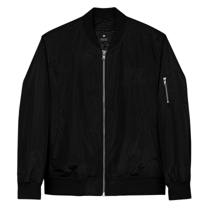 Bomber Jacket Embroidered Black DL Logo