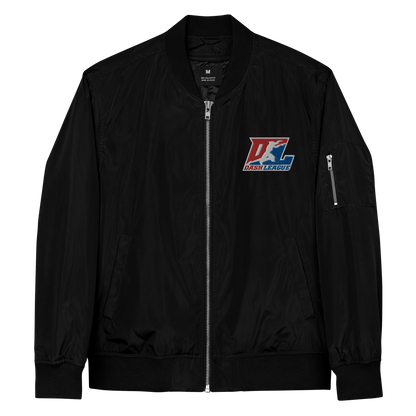 Bomber Jacket Embroidered Color with White Outline DL Logo